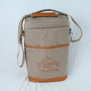AW Bridal Let The Adventure Begin Mr. & Mrs. Wine Carrier Bag & Accessories